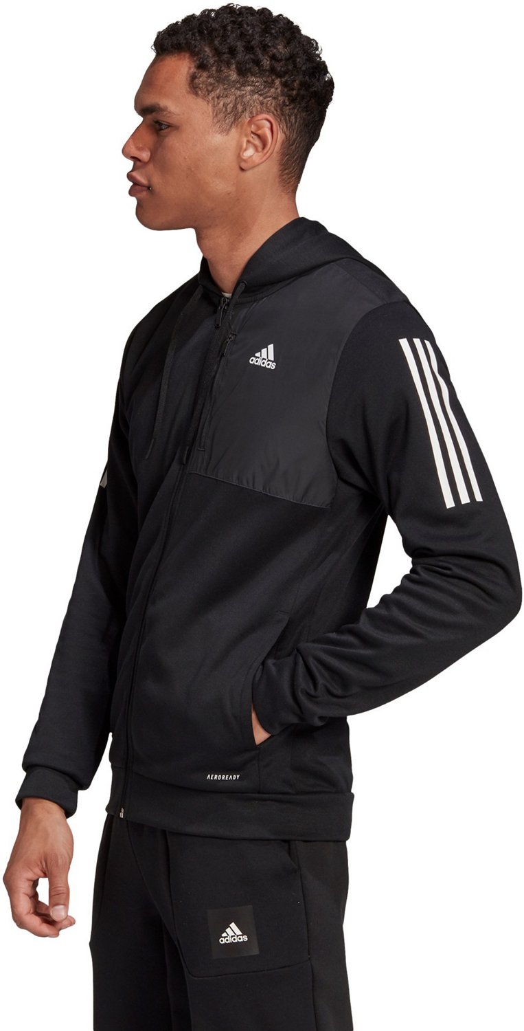 adidas Men's AEROREADY Full-Zip Hoodie - view number 3