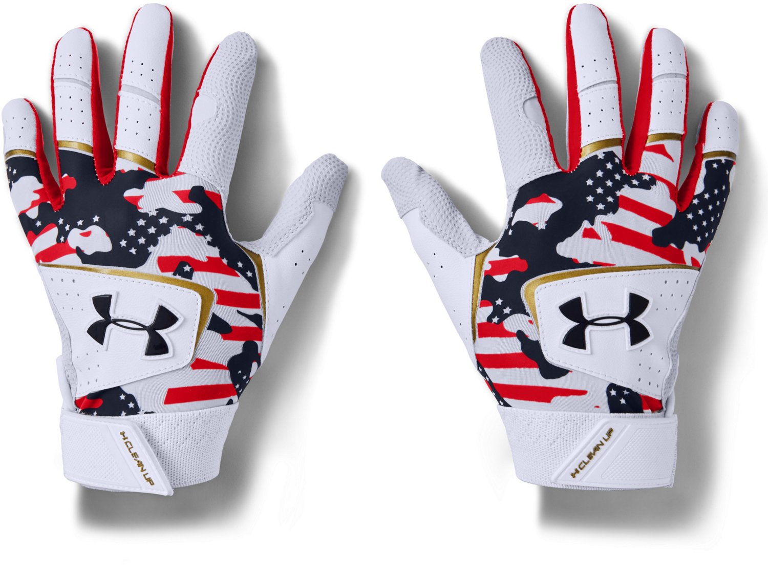 Under armour youth clean up hot sale batting gloves