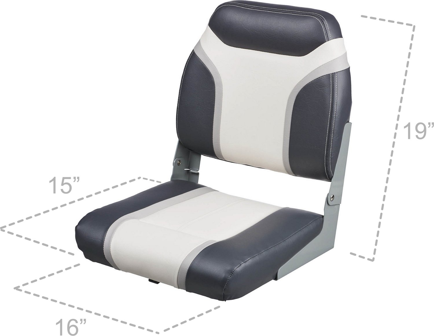 Marine Raider Low-Back Boat Seat - view number 4