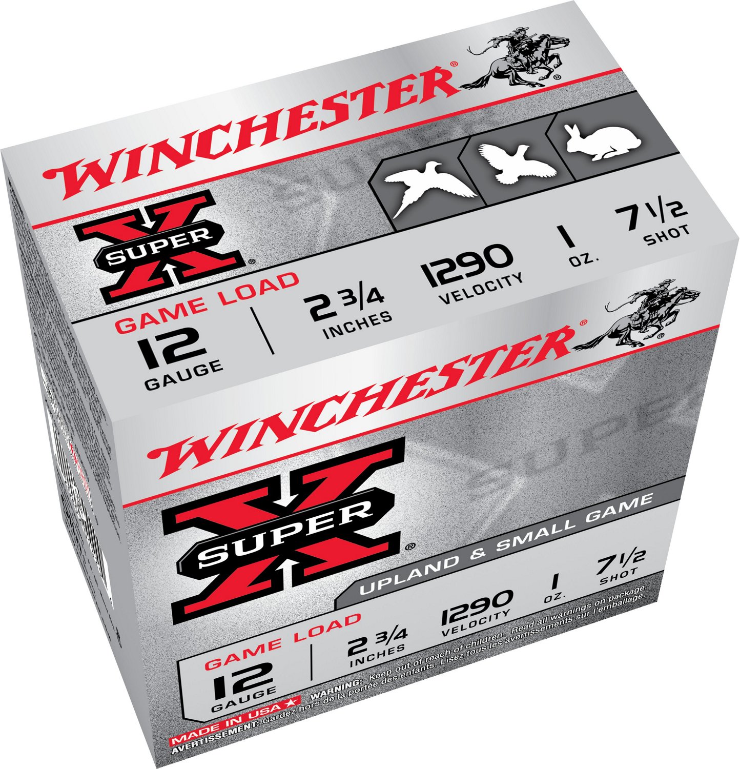 Winchester Super-X Lead Shot Dove & Game Load 12 Gauge Shotshells - 25  Rounds