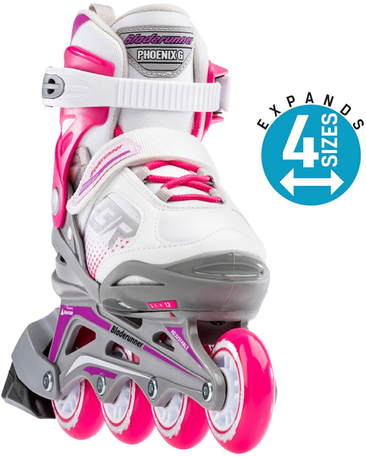 Bladerunner Girls' 21 Phoenix Adjustable In-Line Skates                                                                          - view number 3