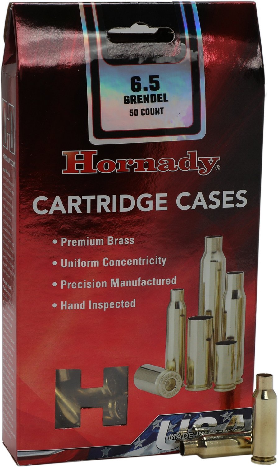 Hornady 6.5 Grendel Unprimed Cases 50-Pack