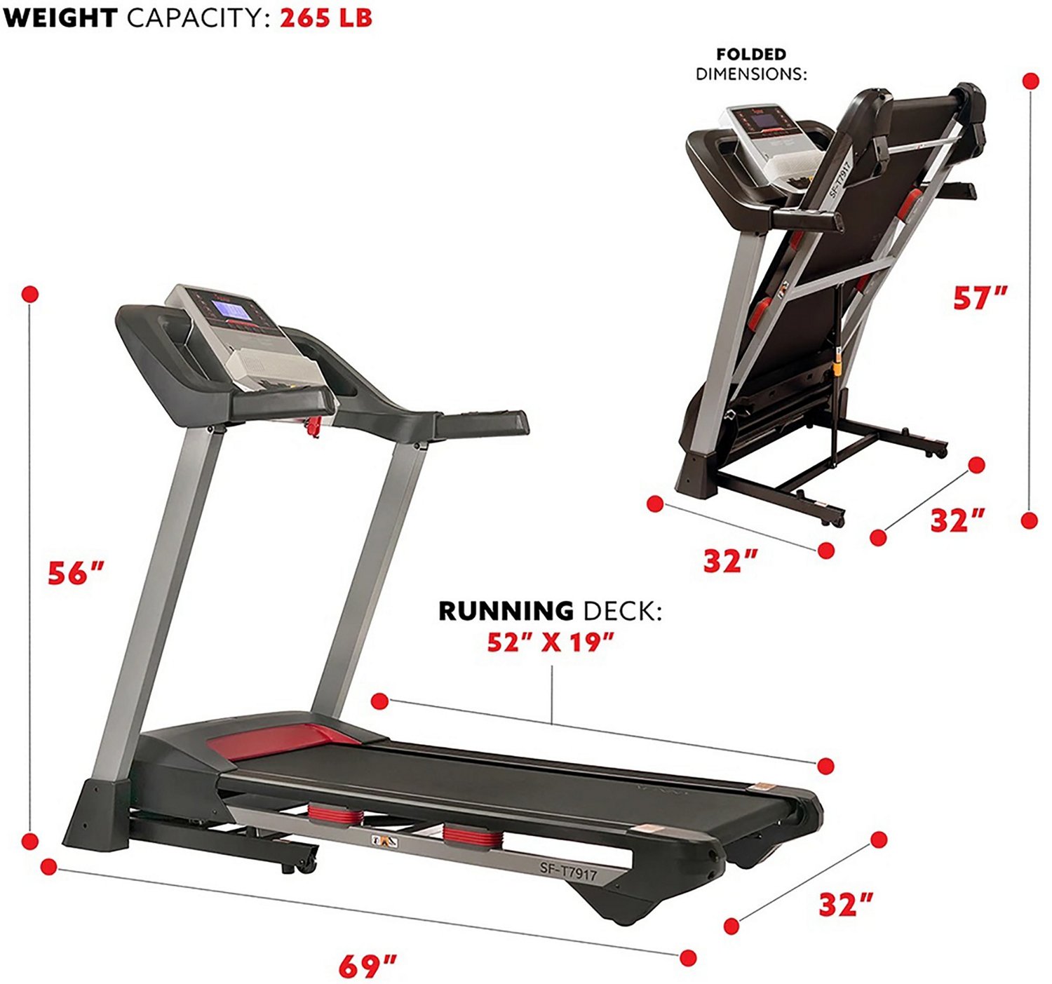 Sunny Health Fitness Incline Treadmill with Bluetooth Academy