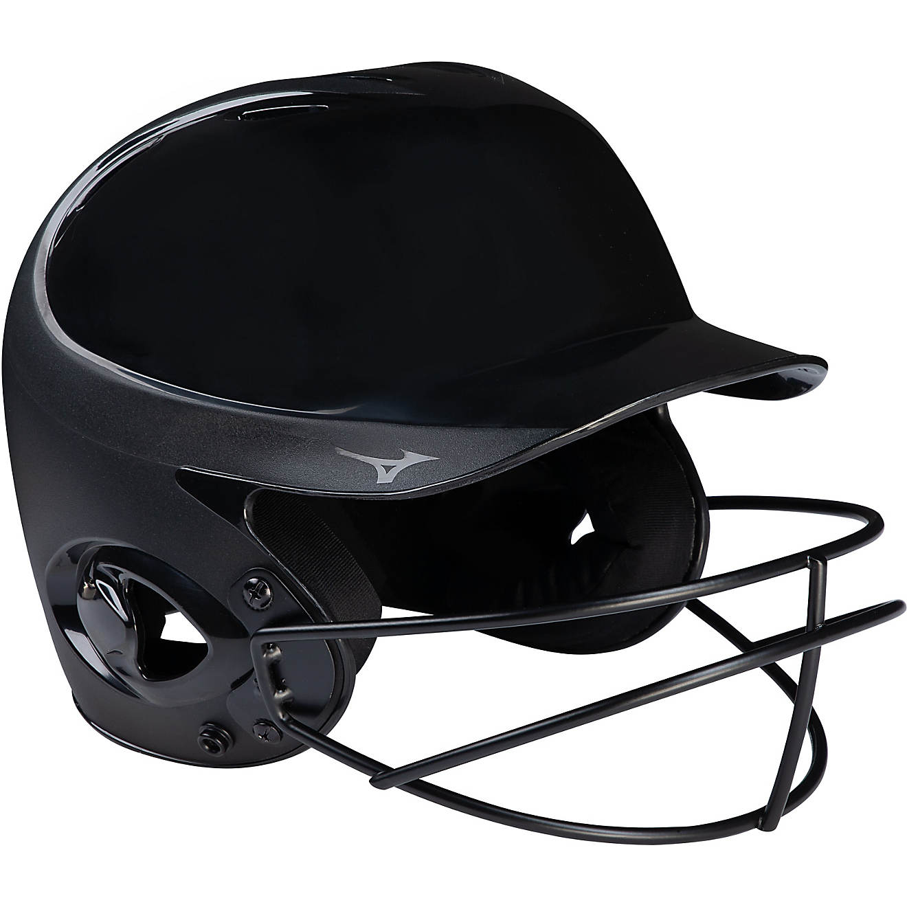 Mizuno Adults' MVP Series Solid Batting Helmet with Fast-Pitch Softball Mask                                                     - view number 1