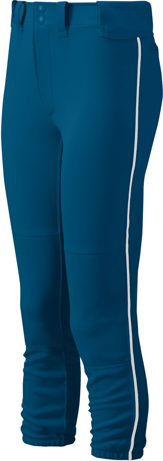 Mizuno Girls Belted Piped Softball Pants Academy