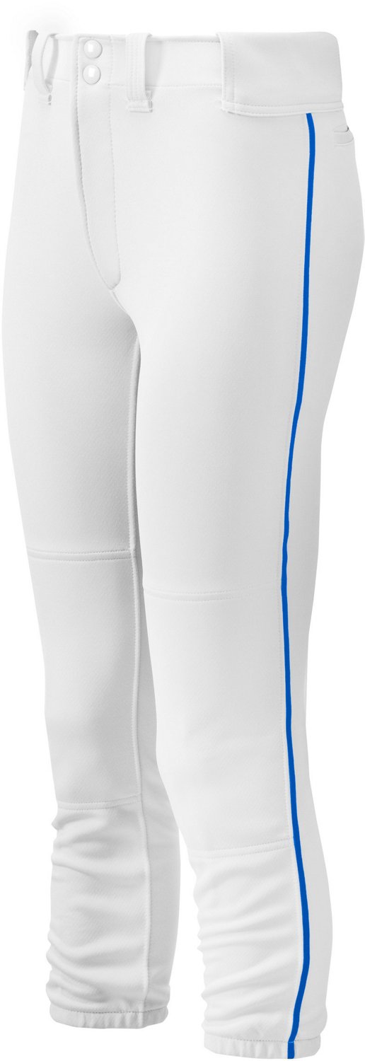 Mizuno Girls' Belted Piped Softball Pants                                                                                        - view number 1