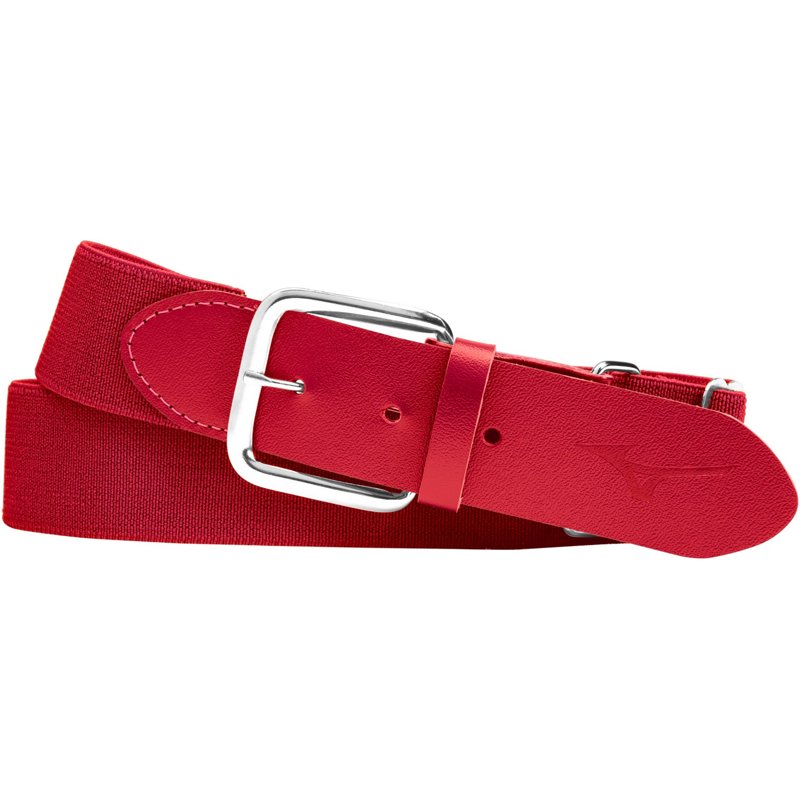 Mizuno Youth Classic Elastic Belt Red - Belts/Hats/Ref Apparel at Academy Sports