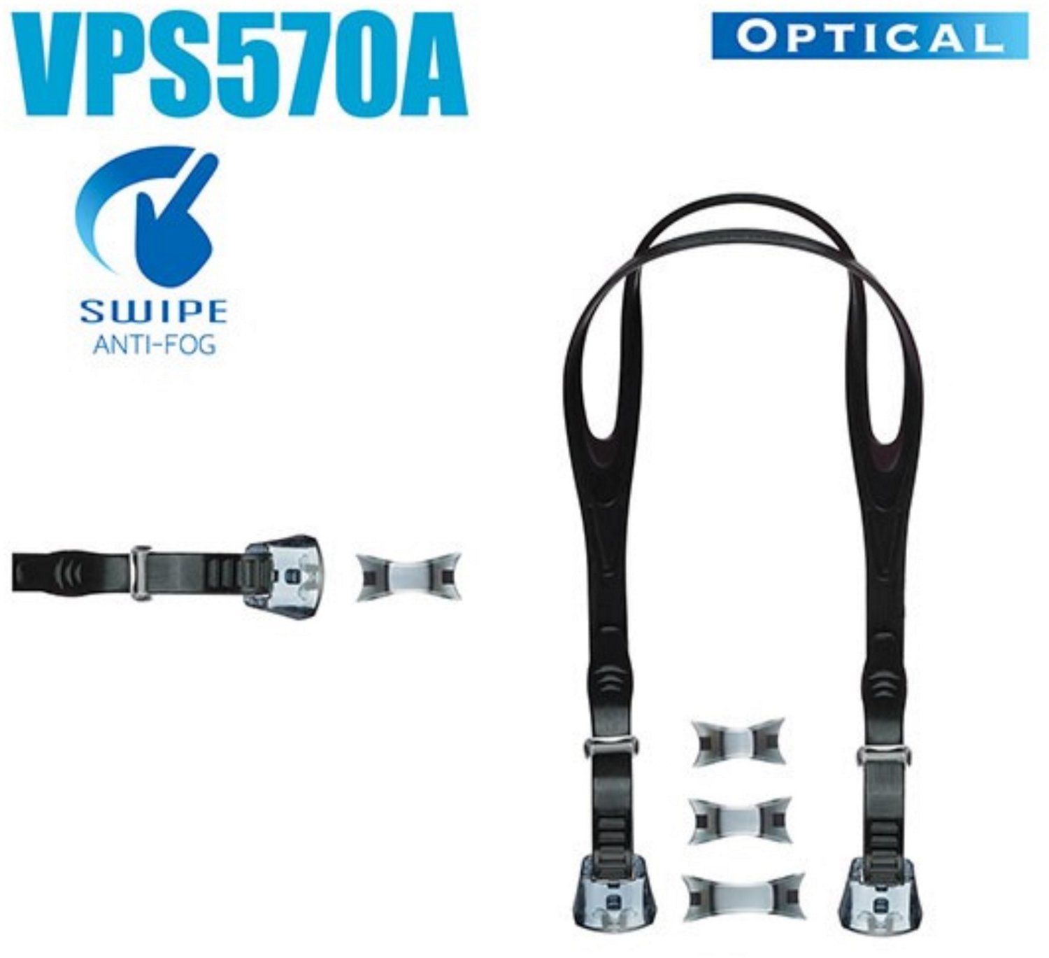 View Adults' SWIPE Swimming Goggles Kit - view number 2