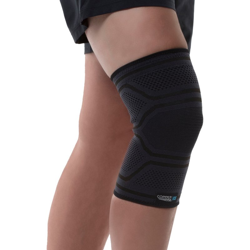 Copper Fit Small/Medium Ice Knee Sleeve Black, Large/X-Large - Sport Medicine And Accessories at Academy Sports