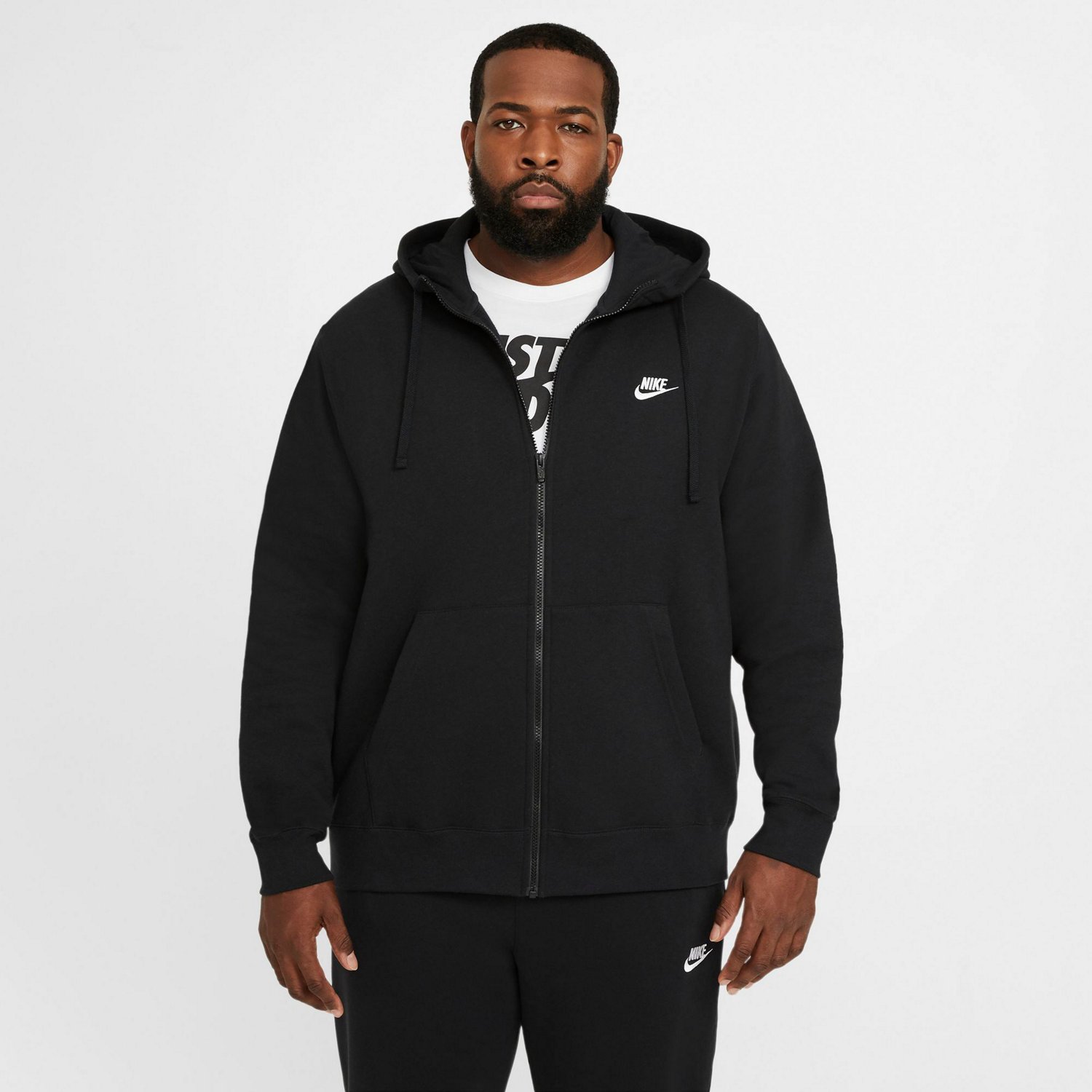 Mens Nike Sportswear Club Fleece FullZip Hoodie - ihoptallahassee.org