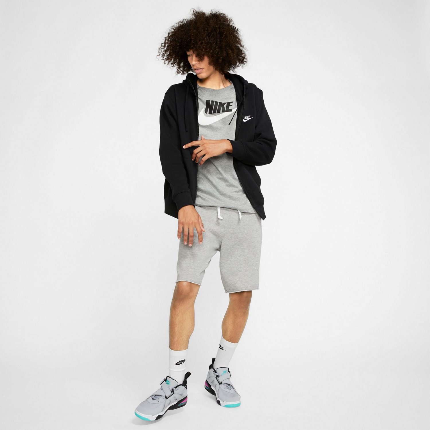 Nike Men's Sportswear Club Fleece Full-Zip Hoodie | Academy