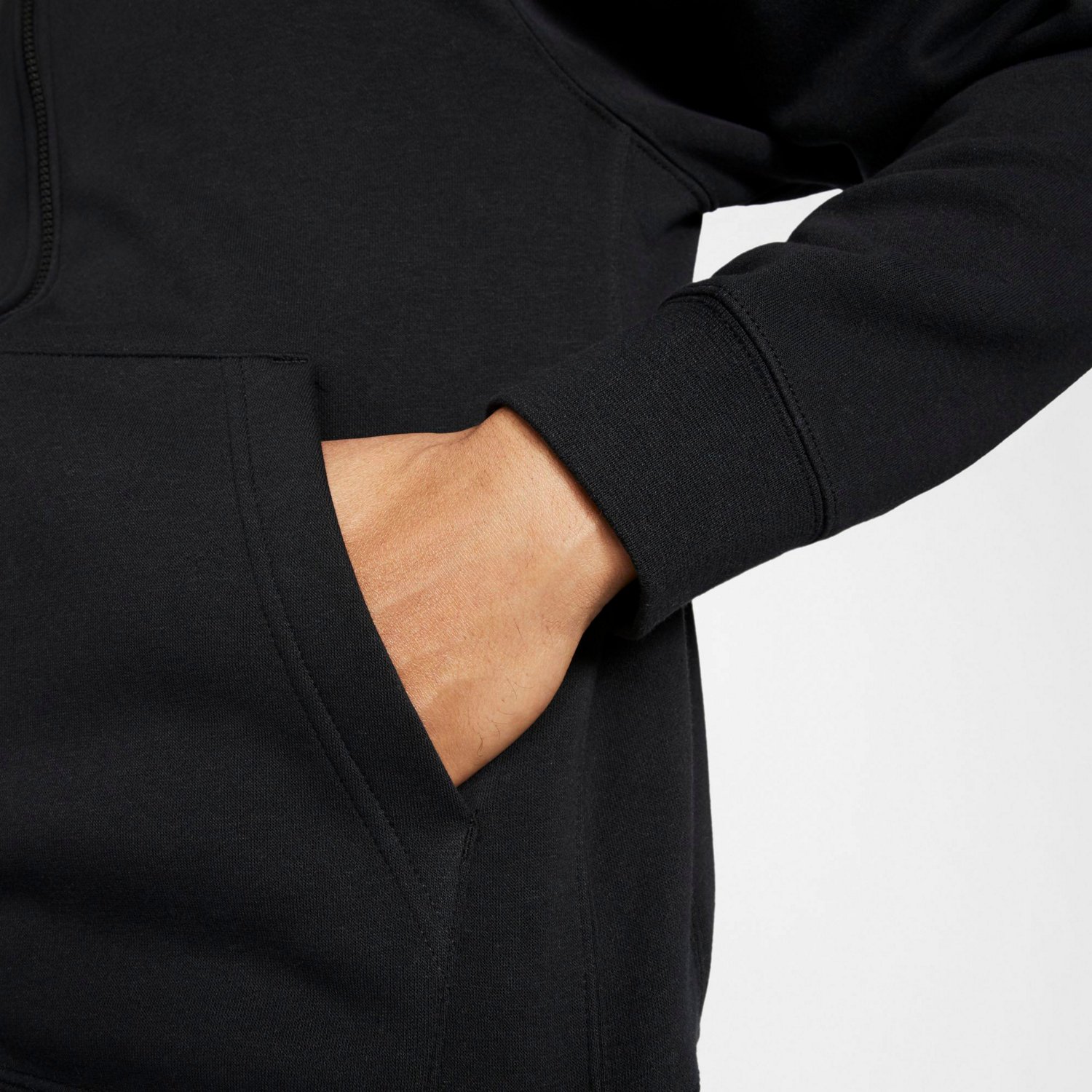 Nike Men's Sportswear Club Fleece Full-Zip Hoodie                                                                                - view number 4