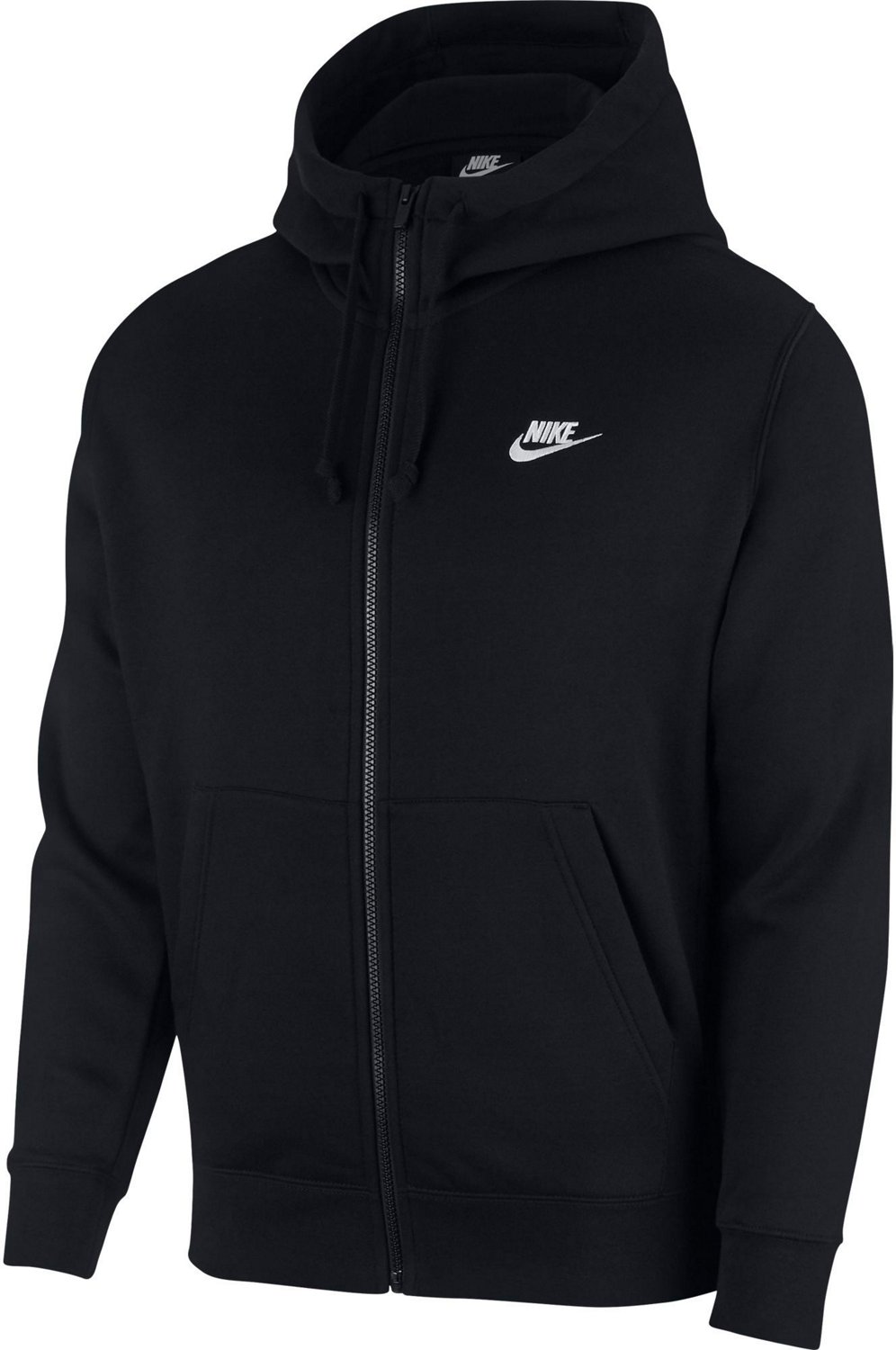 Mens black nike zip best sale up jacket