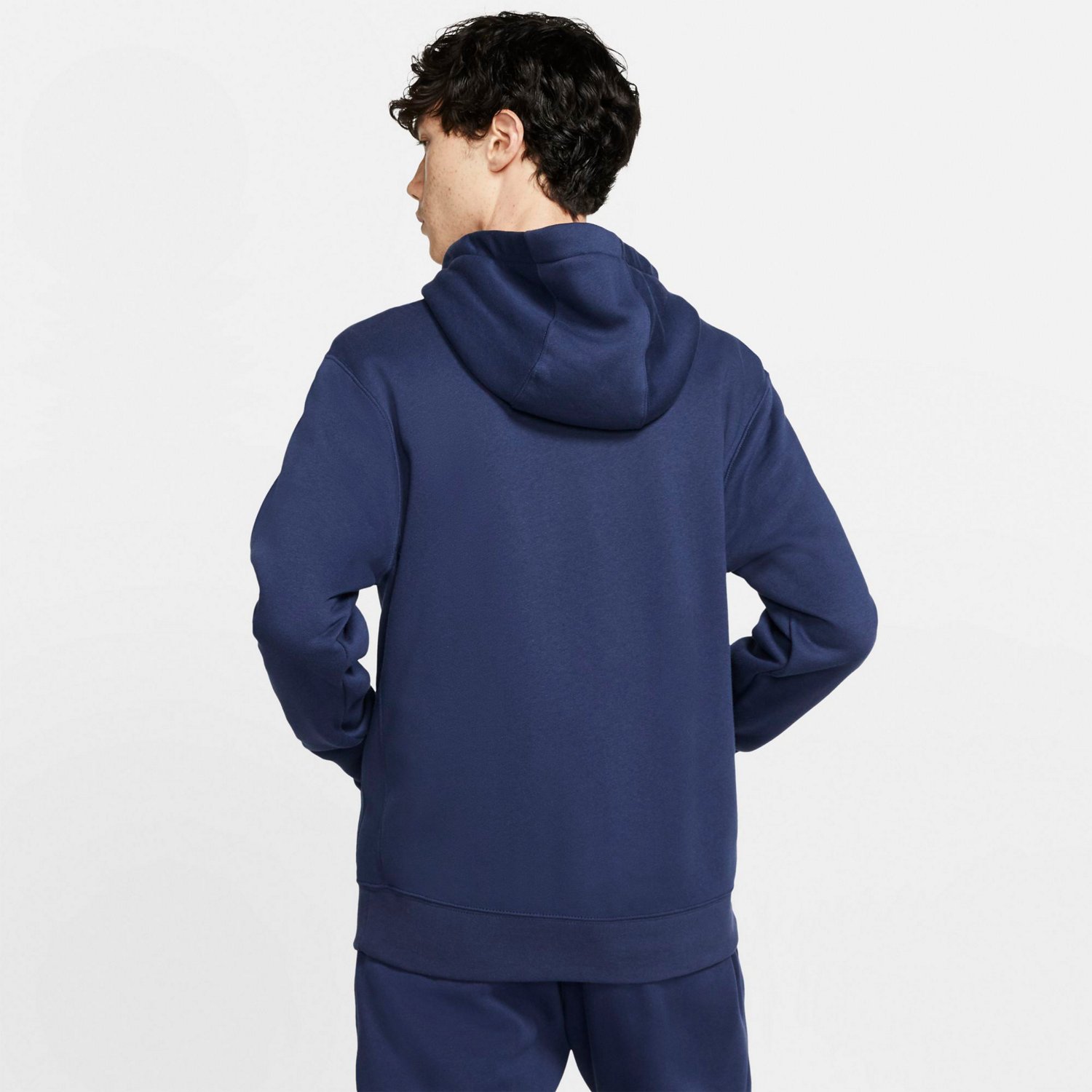 Nike Men's Sportswear Club Fleece Full-Zip Hoodie                                                                                - view number 2
