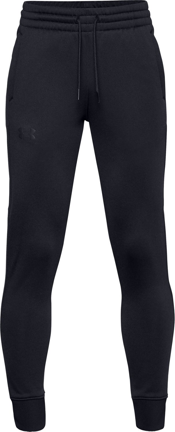 Under Armour Kids' Armour Fleece® Graphic Joggers Black / White