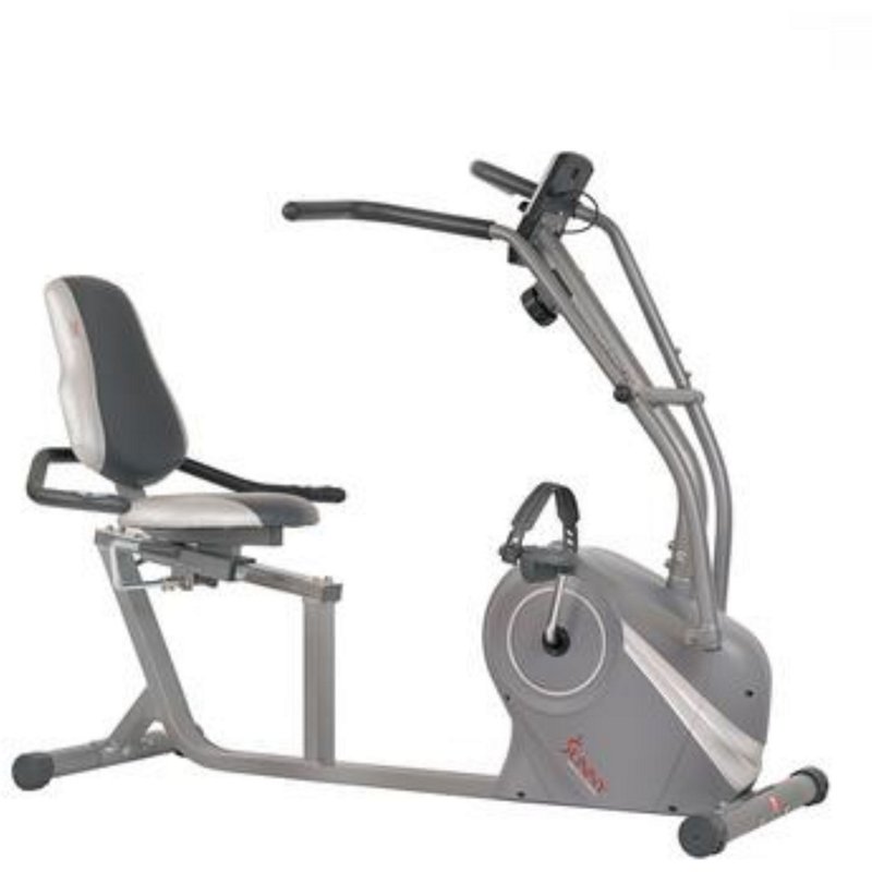 Sunny Health & Fitness Cross Trainer Magnetic Recumbent Bike & Arm Exercisers - Exer Bike/Ski Machine at Academy Sports