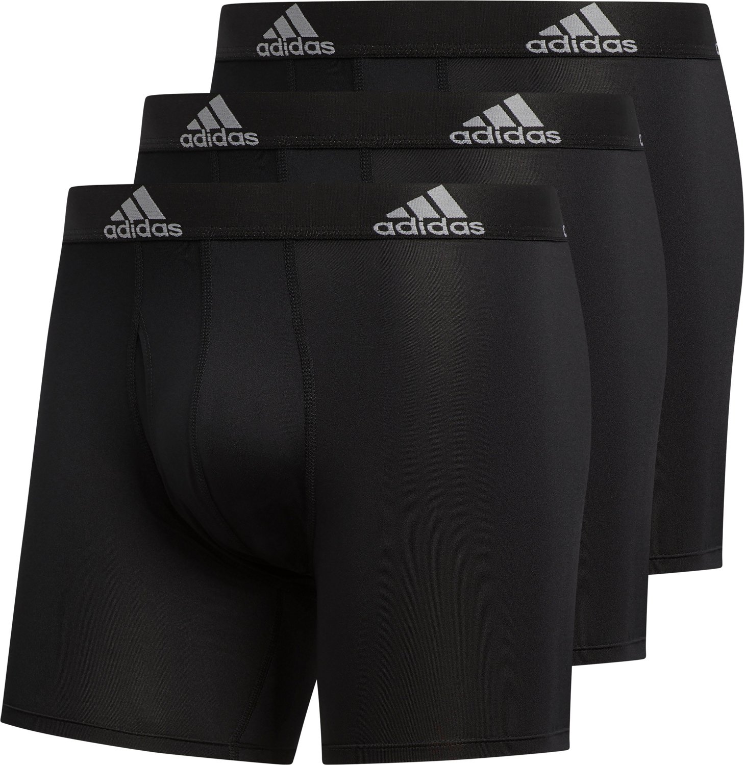 adidas Men's Performance Boxer Briefs 3-Pack                                                                                     - view number 6
