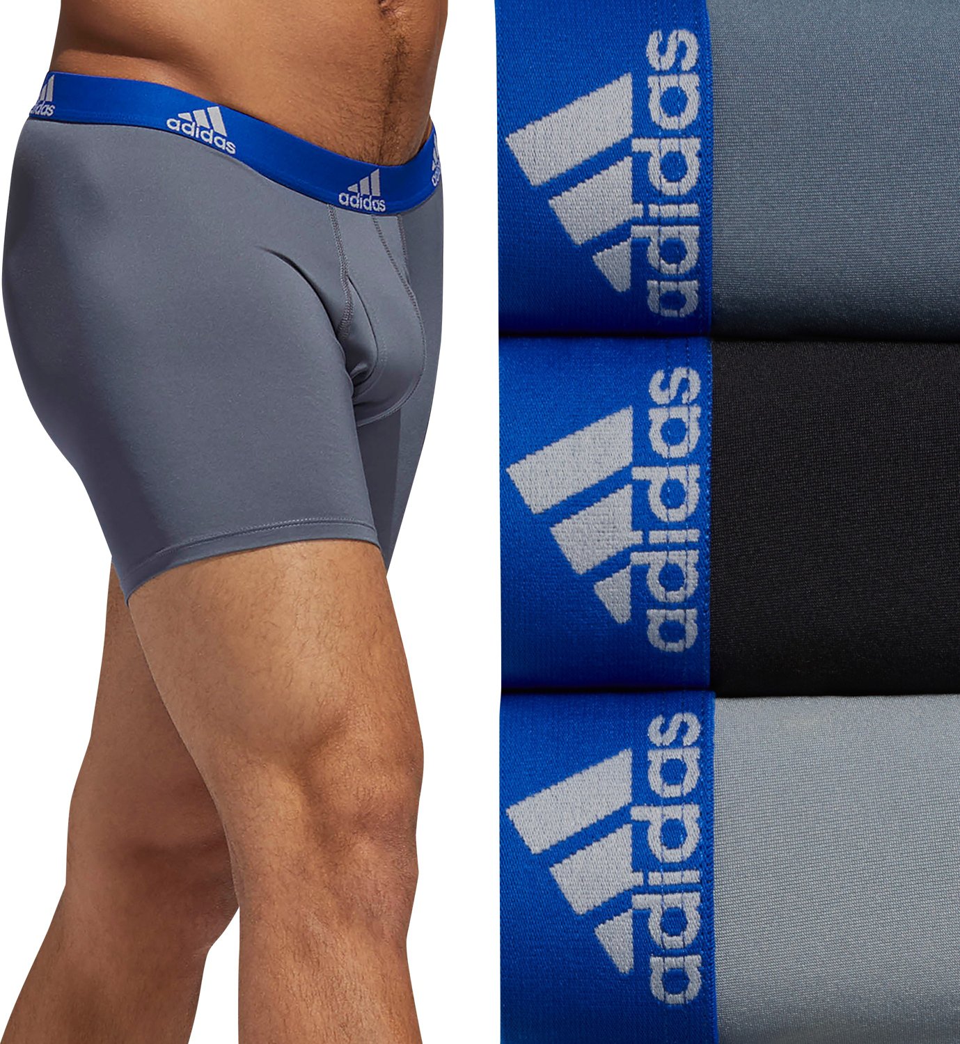 PSD Underwear Men's Boxer Briefs (Multi/Thunder Stripes/XL), Multi/Thunder  Stripes, X-Large