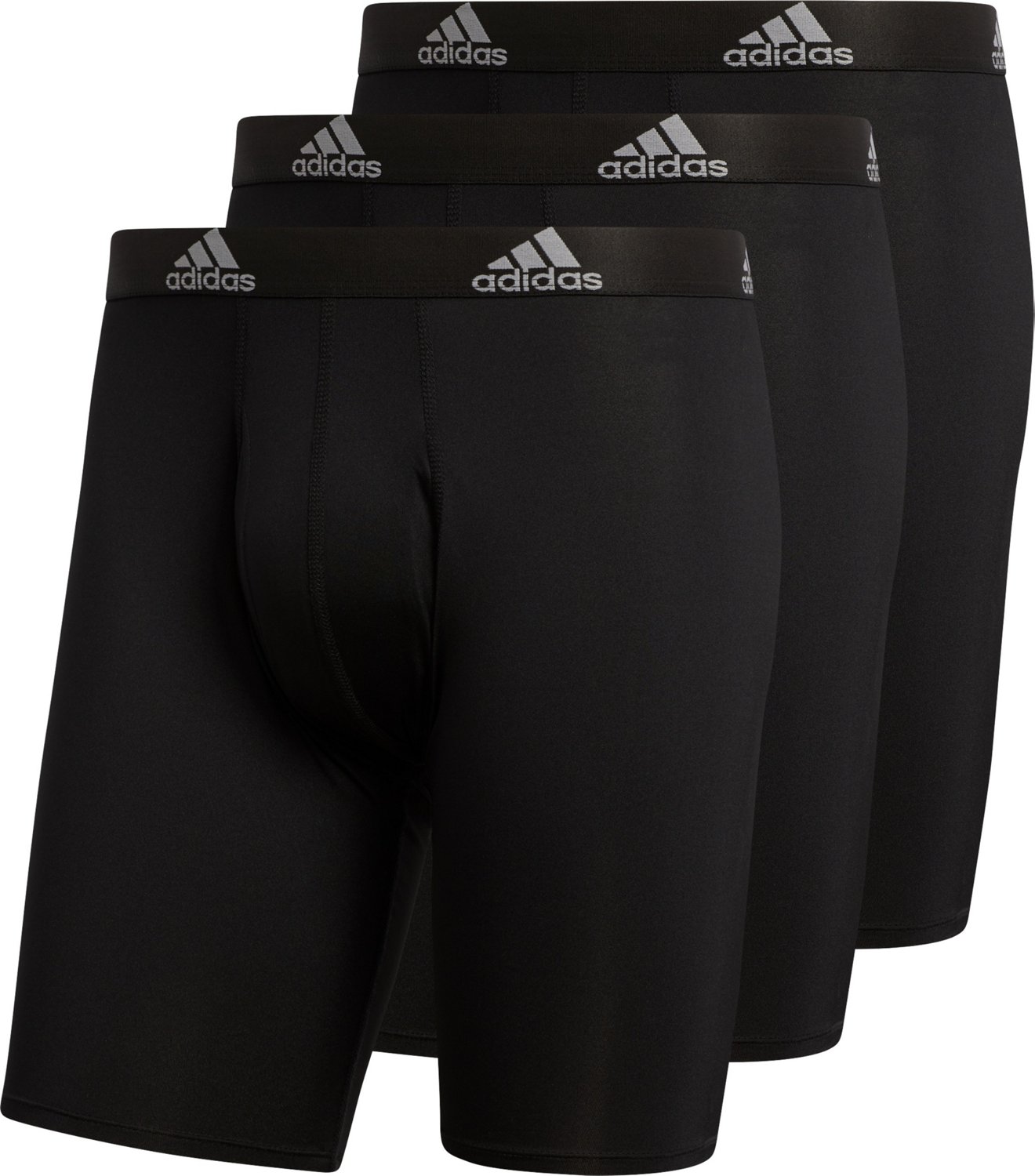 adidas Men's Performance Long Boxer Briefs 3-Pack - view number 6