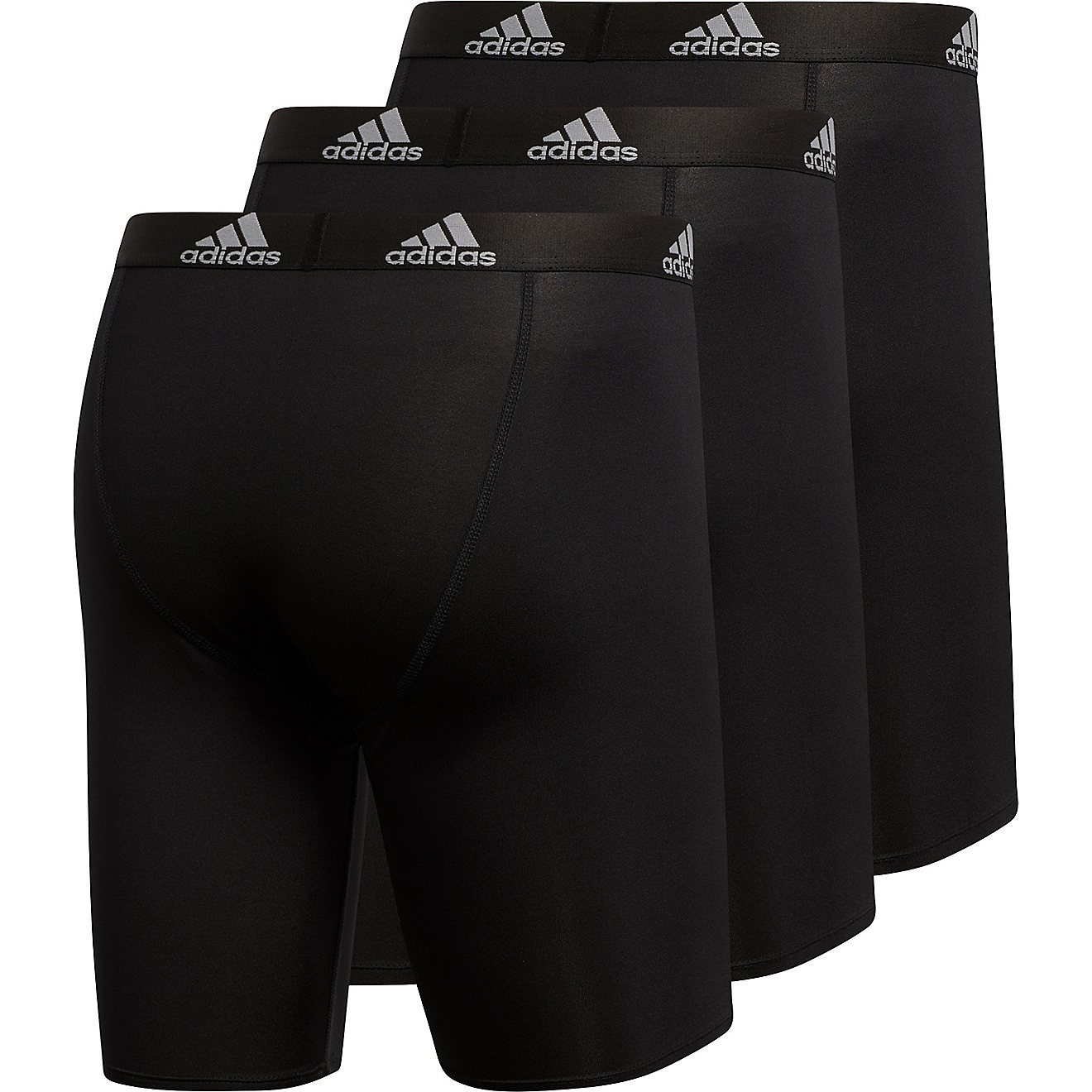 adidas Men's Performance Long Boxer Briefs 3-Pack                                                                                - view number 7