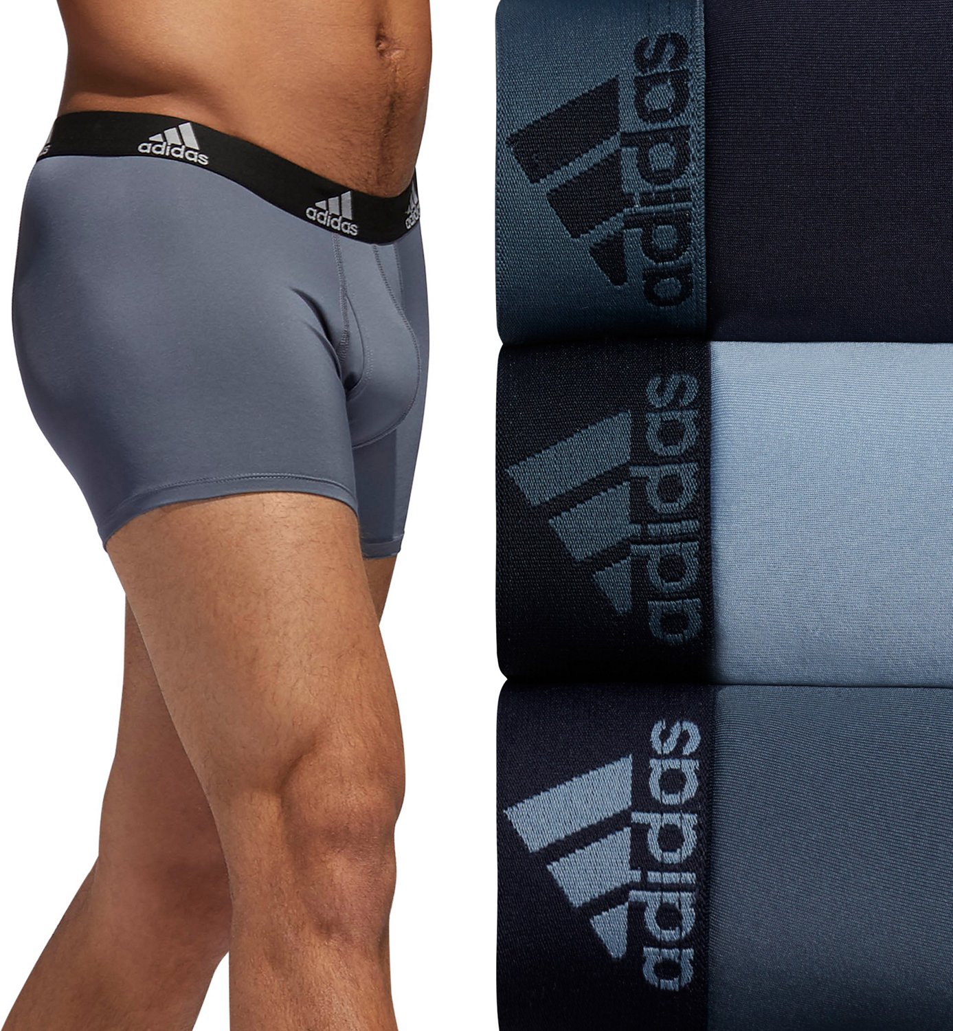 NEW Adidas Performance Boxer Briefs 3 pack