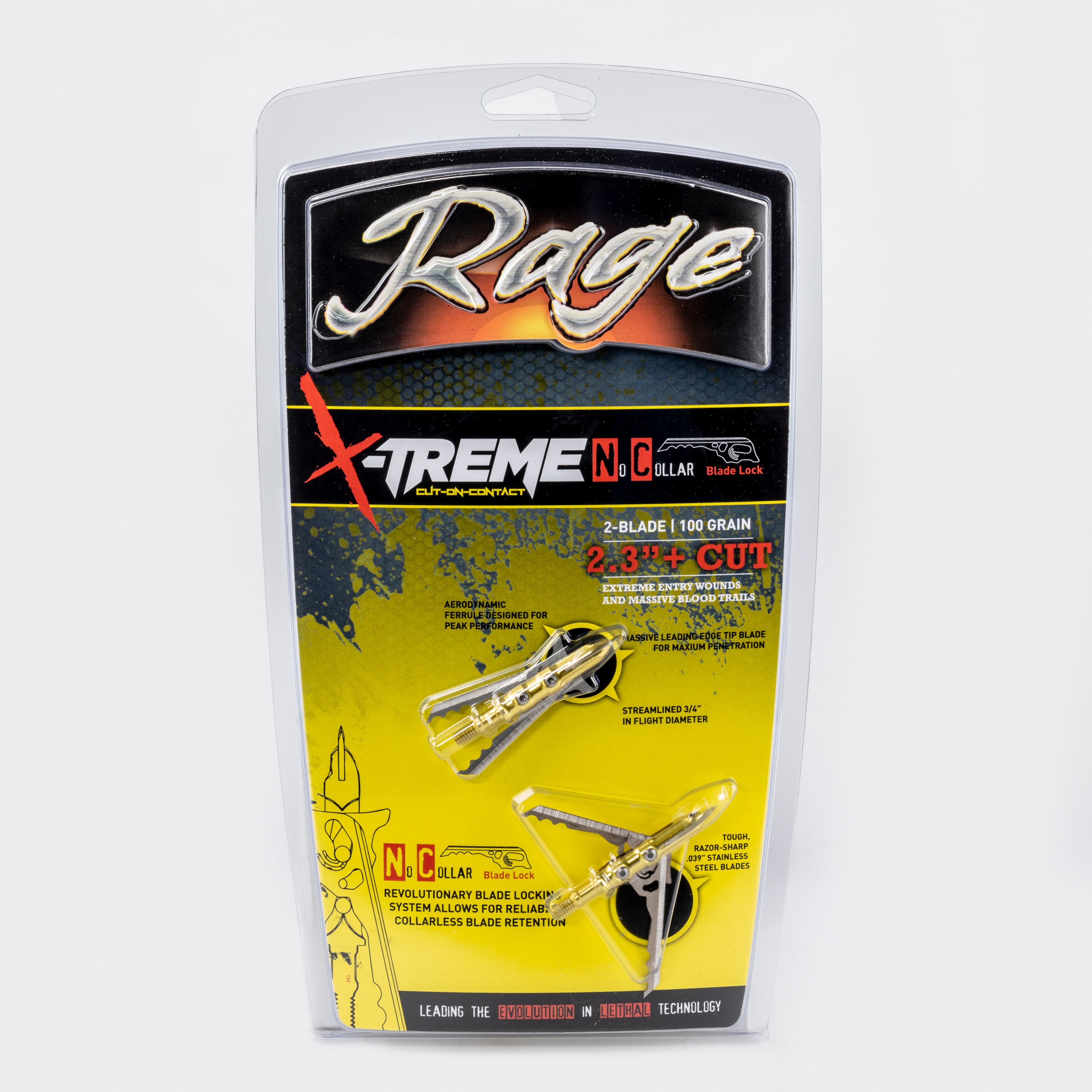 RAGE X-Treme Cut-on-Contact Broadheads 2-Pack