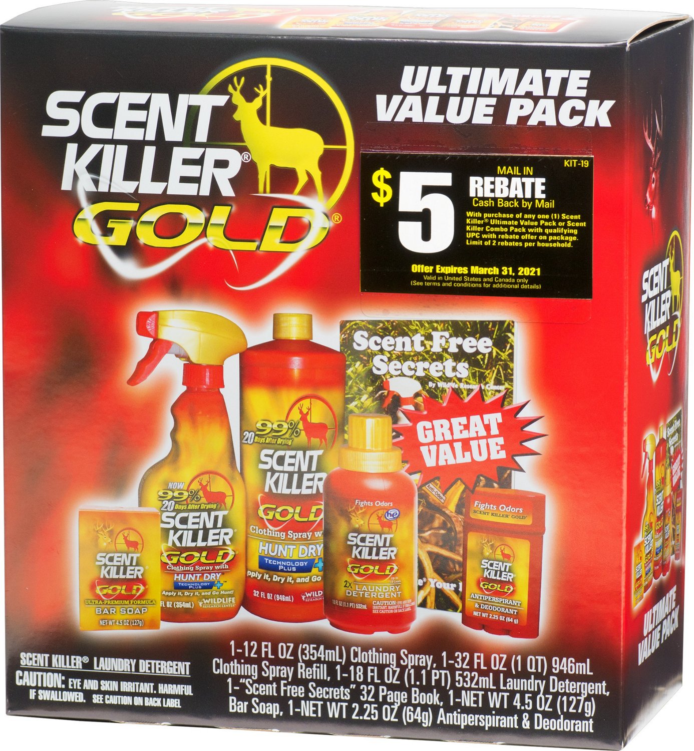 Wildlife Research Center Scent Killer Gold Ultimate Value Pack                                                                   - view number 2