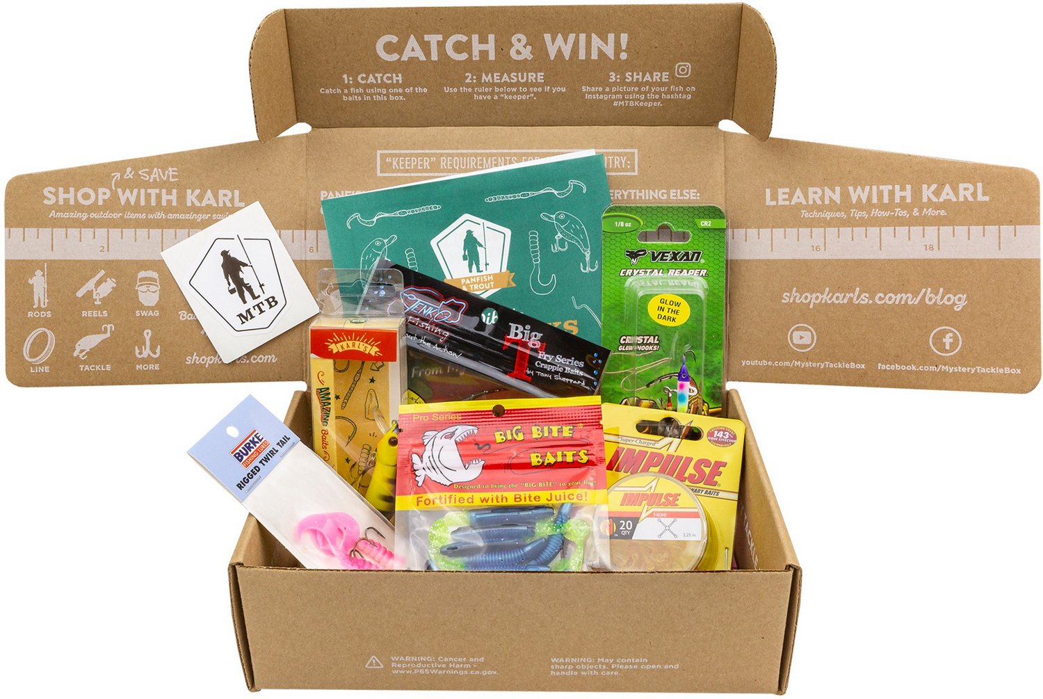 Mystery Tackle Box with Fishing Lures