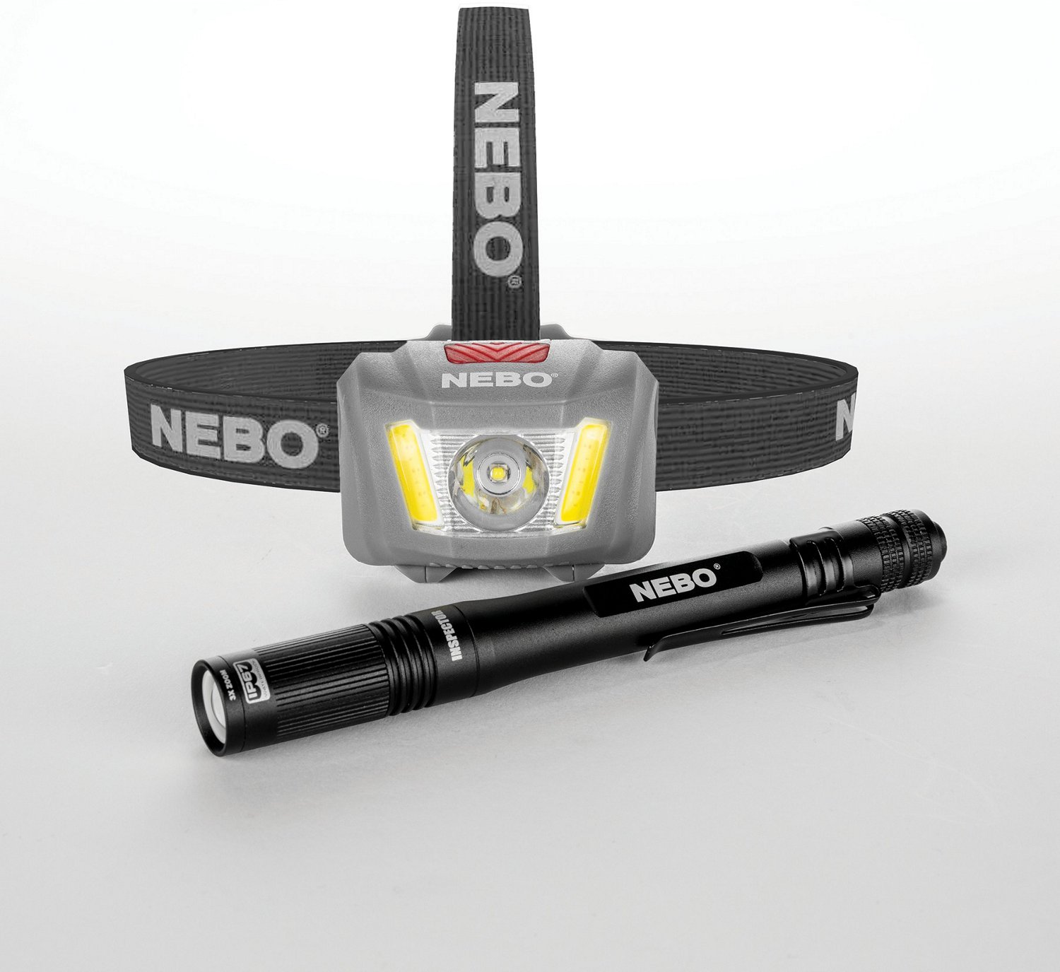 NEBO Pen Light and Headlamp Combo Pack Academy