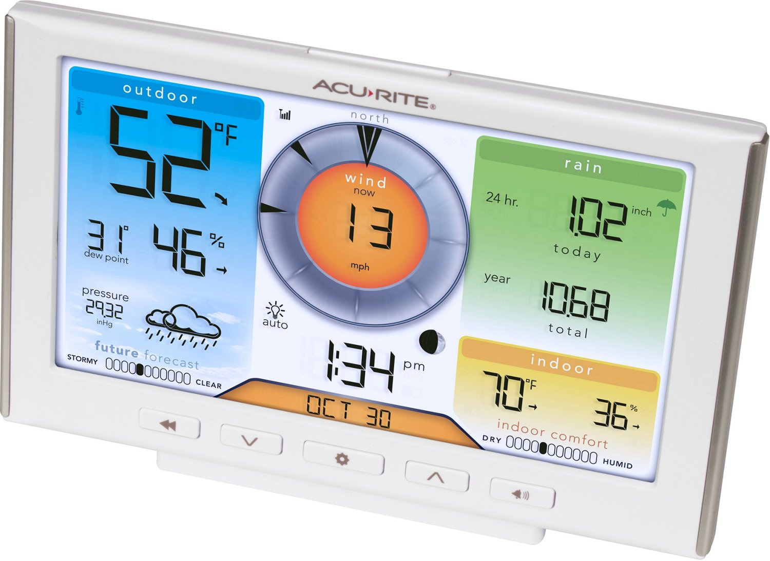 AcuRite Digital Weather Center with Wi-Fi Connection.