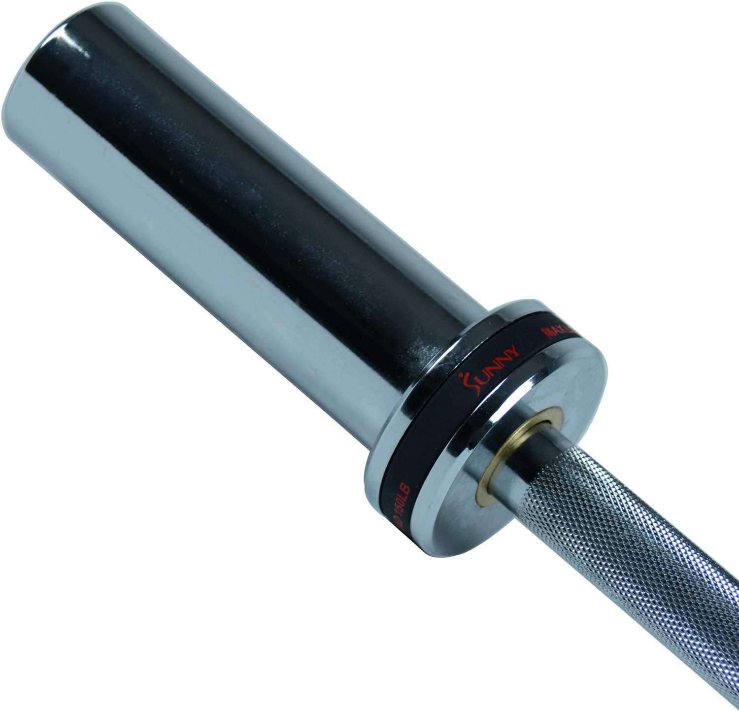 Sunny Health & Fitness 20 in Olympic Single Dumbbell Handlebar with Ring Collars - view number 6