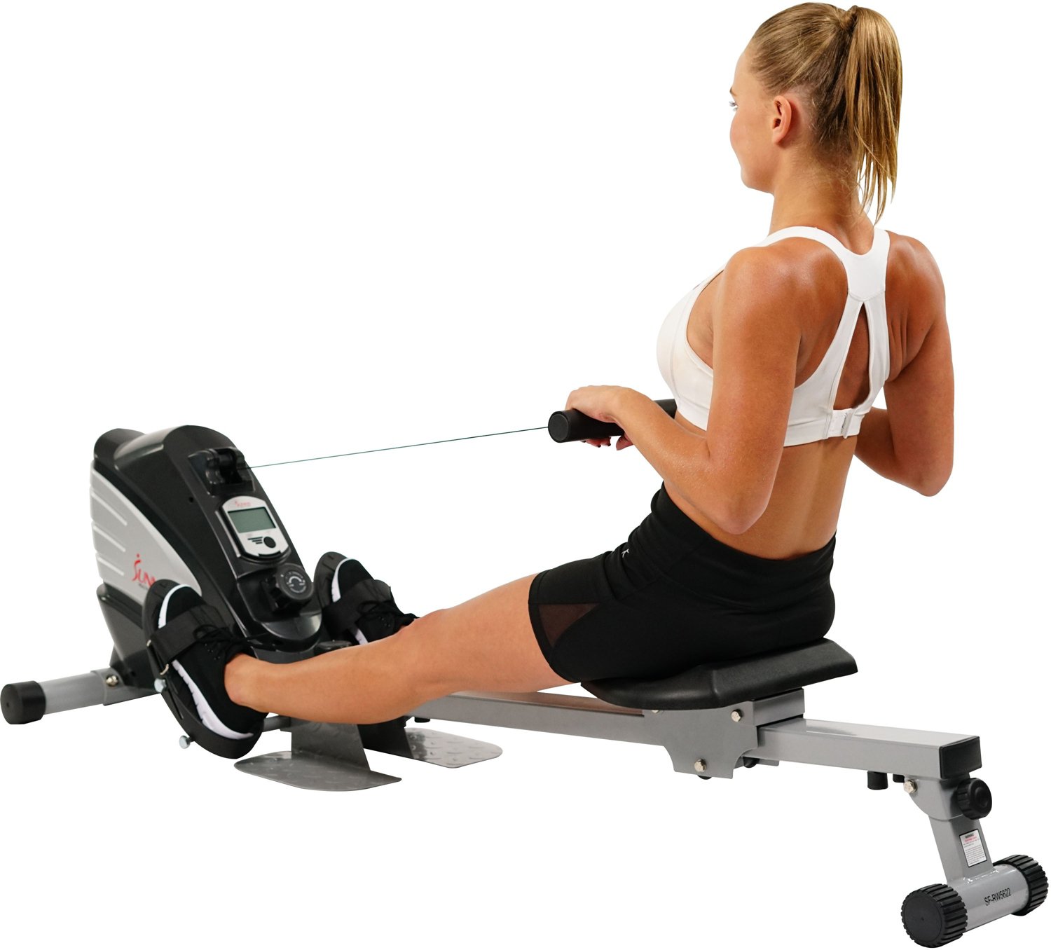 Sunny Health & Fitness Dual Function Magnetic Rowing Machine | Academy