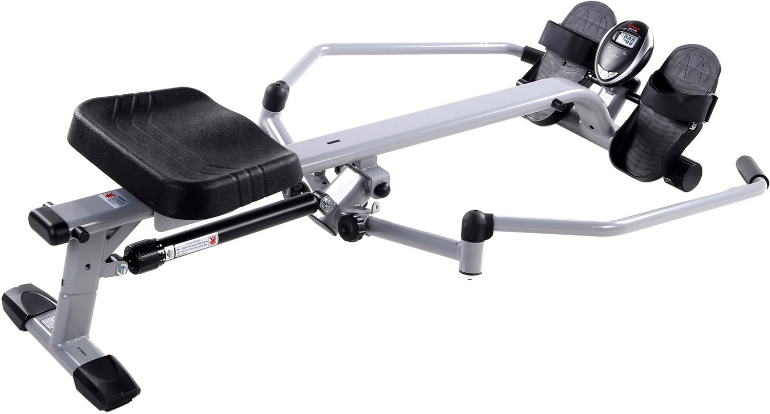 Sunny Health Fitness Full Motion Rowing Machine Academy