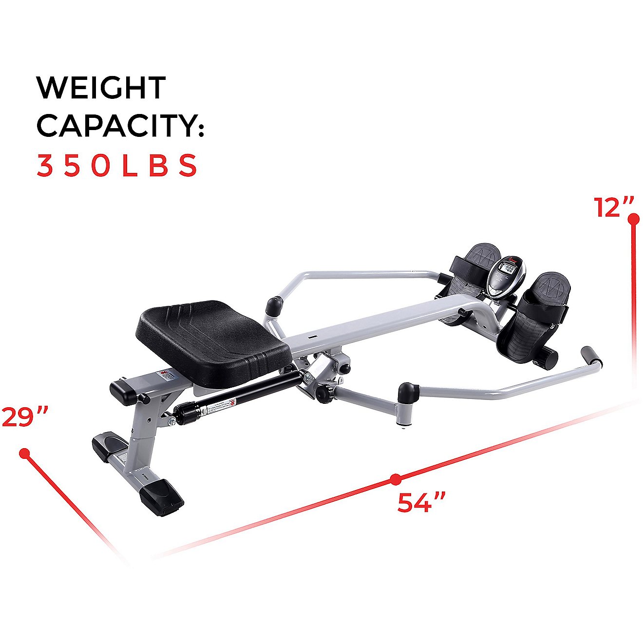 Sunny Health & Fitness Full Motion Rowing Machine                                                                                - view number 12