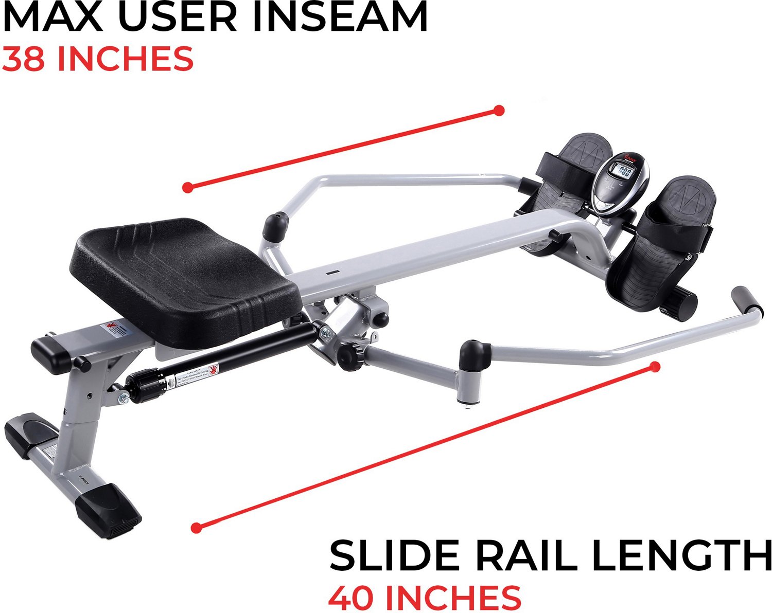 Sunny Health & Fitness Full Motion Rowing Machine                                                                                - view number 17