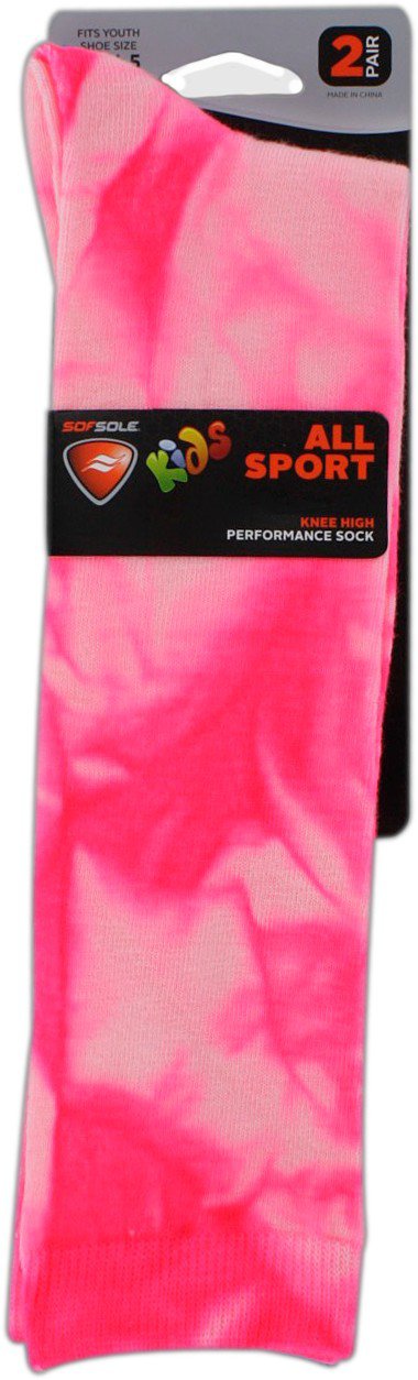 Sof Sole Allsport Team Knee-High Tie-Dye Socks 2 Pack - view number 3
