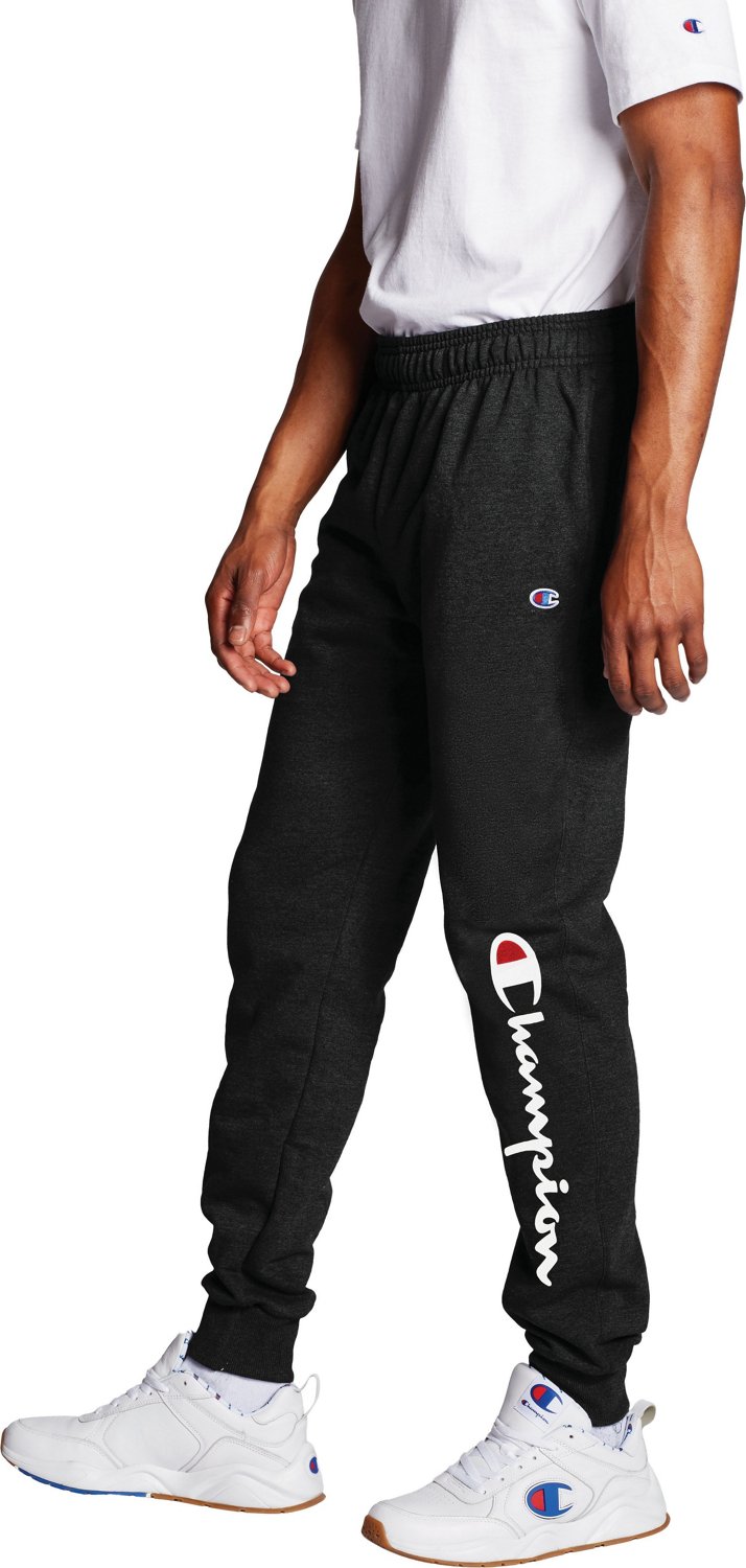 champion men's powerblend fleece joggers