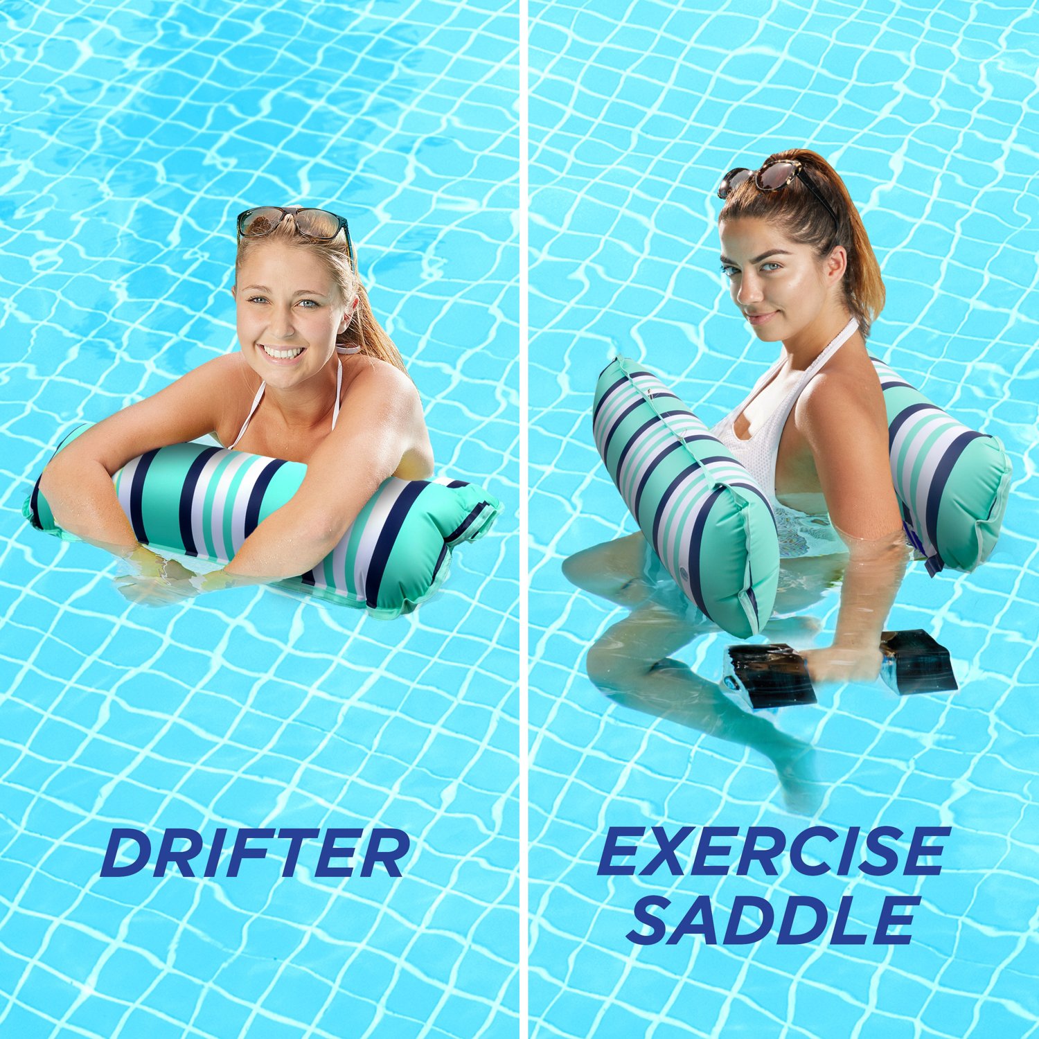 AquaLeisure 4in1 Monterey Striped Pool Hammock Academy