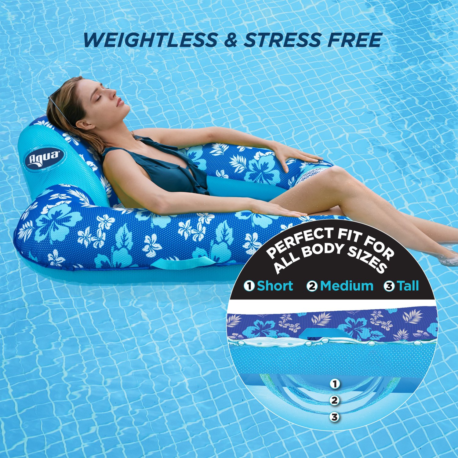 Aqua-Leisure Zero Gravity Printed Pool Float Chair | Academy