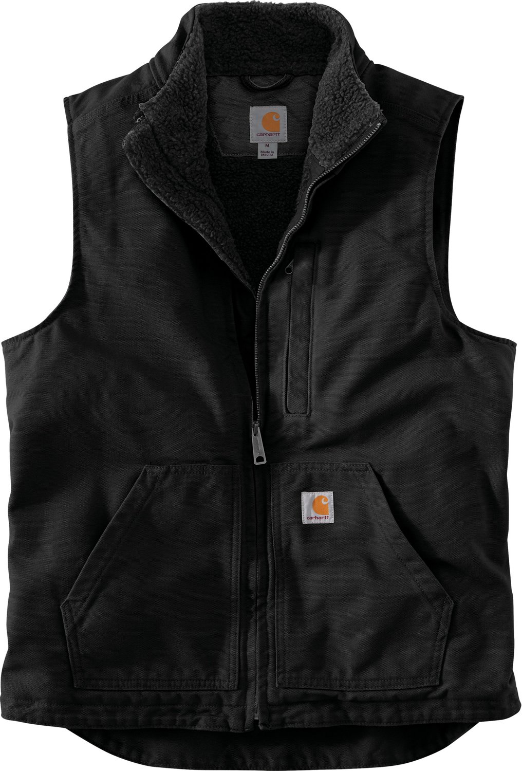 Carhartt Men's Sherpa Lined Mock Neck Vest | Academy