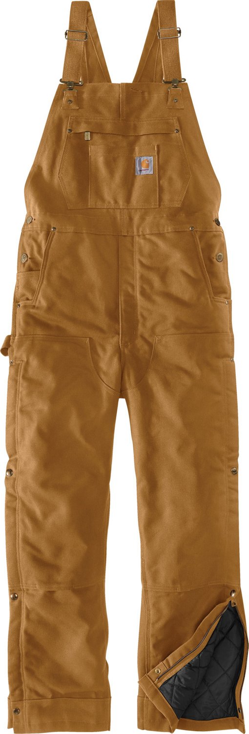 Carhartt Men's Firm Duck Insulated Bib Overalls - view number 1