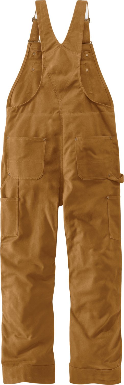 Carhartt Men's Firm Duck Insulated Bib Overalls - view number 2
