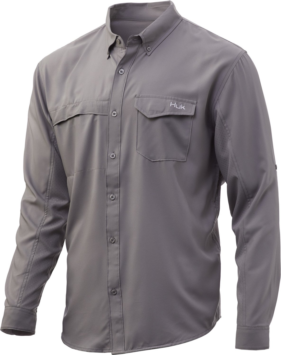 Huk Men's Tide Point Long Sleeve Button Down Shirt | Academy