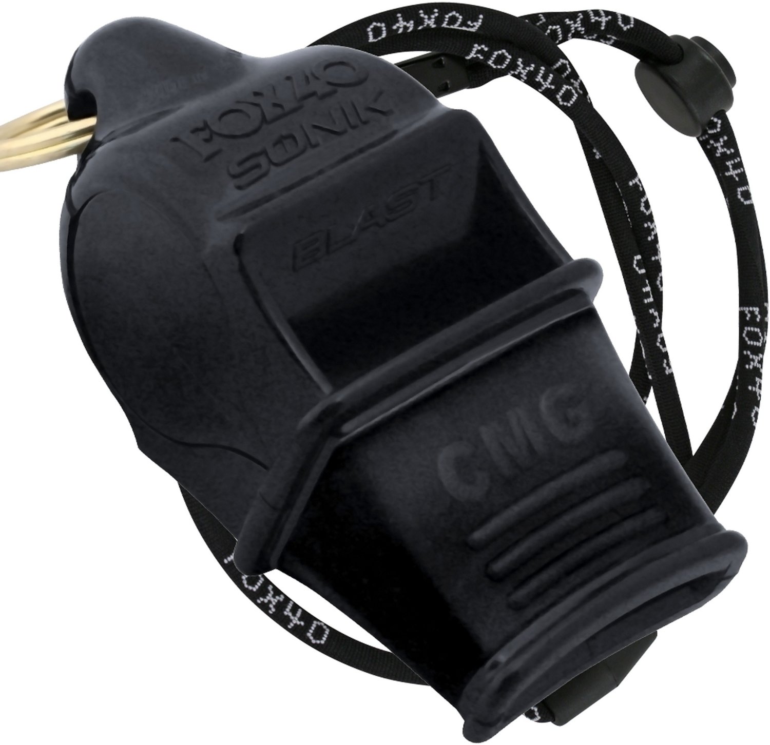 Fox 40 Sonik Blast CMG Official Whistle with Breakaway Lanyard