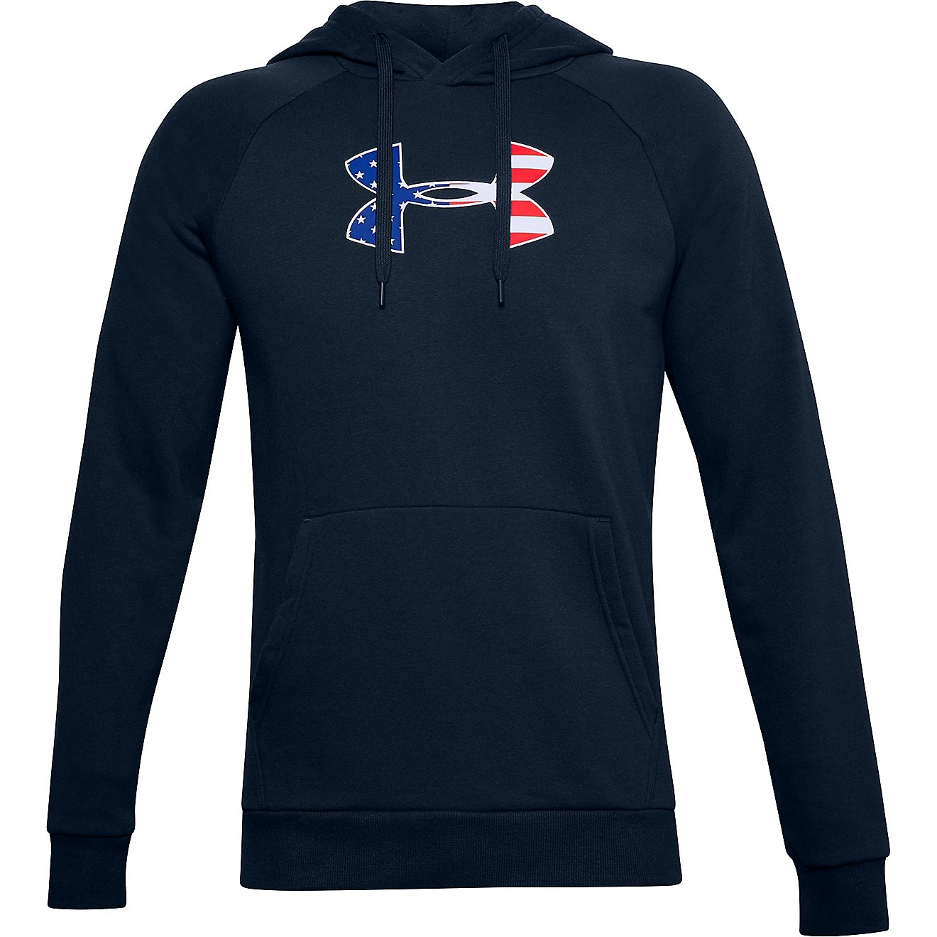 Under Armour Men's Freedom Rival Big Logo Flag Hoodie                                                                            - view number 5