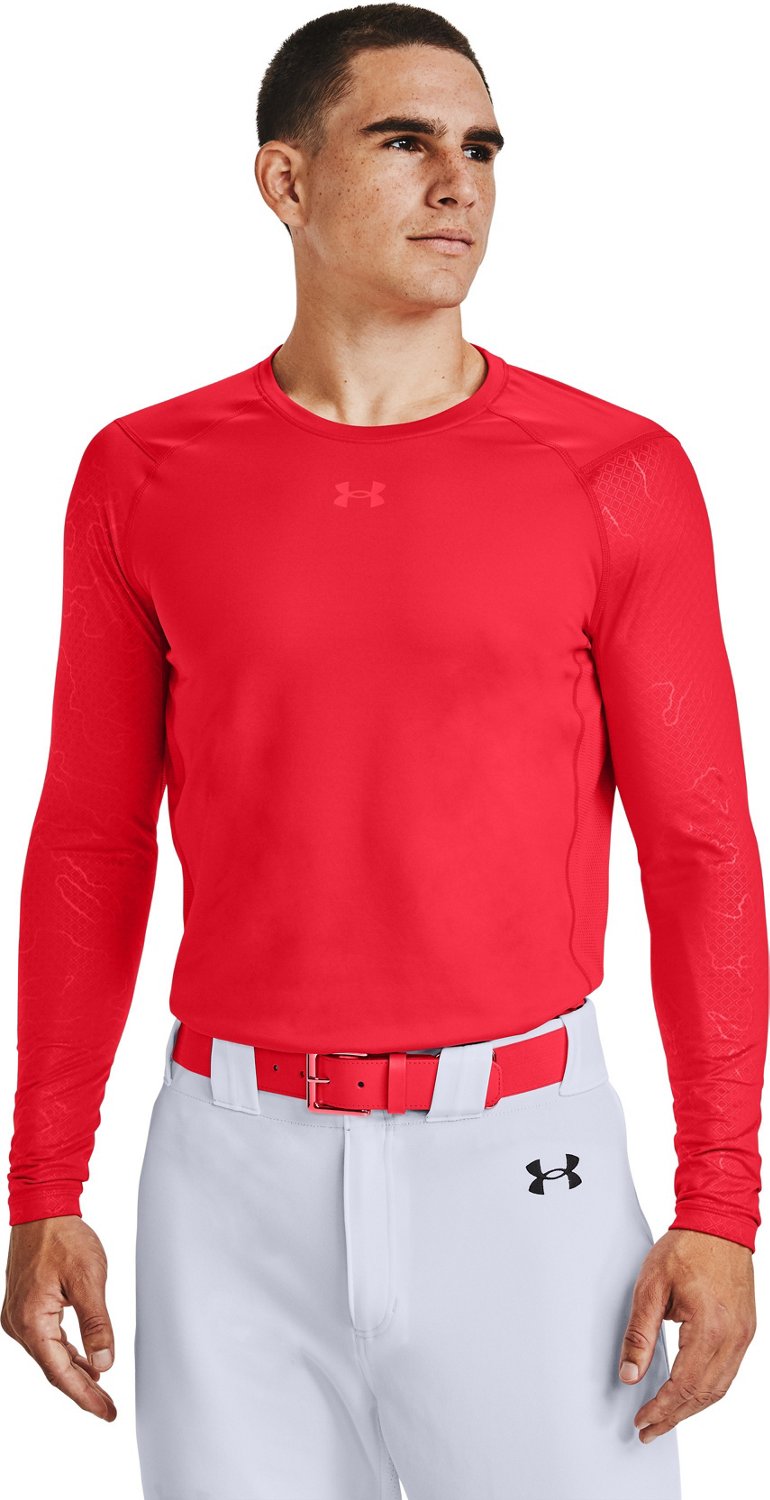 Men's Under Armour Red St. Louis Cardinals Apex Print Performance Long  Sleeve T-Shirt