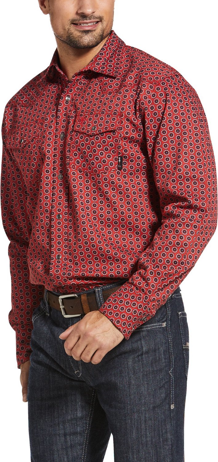 Ariat Men's Lubbock Retro Long Sleeve Work Shirt - view number 3