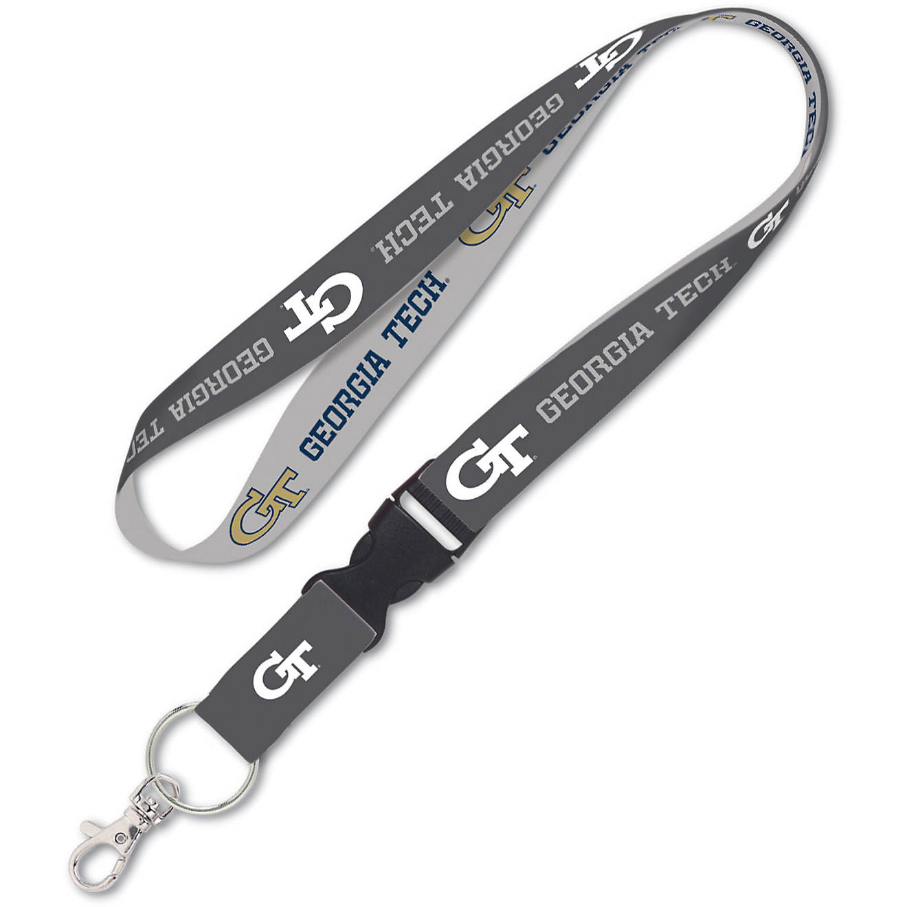 WinCraft Georgia Tech University Lanyard with Buckle                                                                             - view number 1