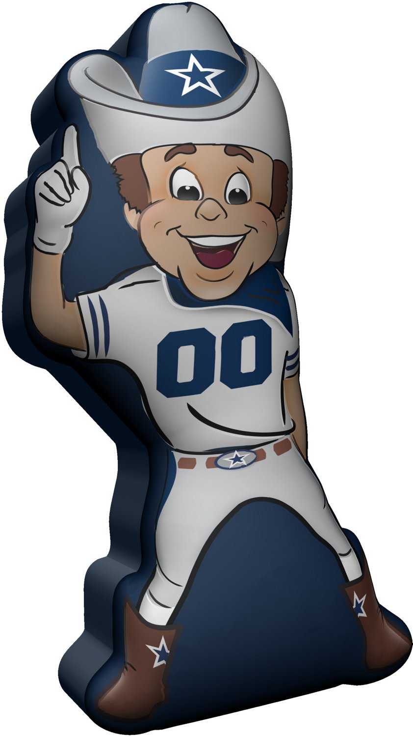 Pegasus Sports Dallas Cowboys Plushlete Mascot Pillow Academy