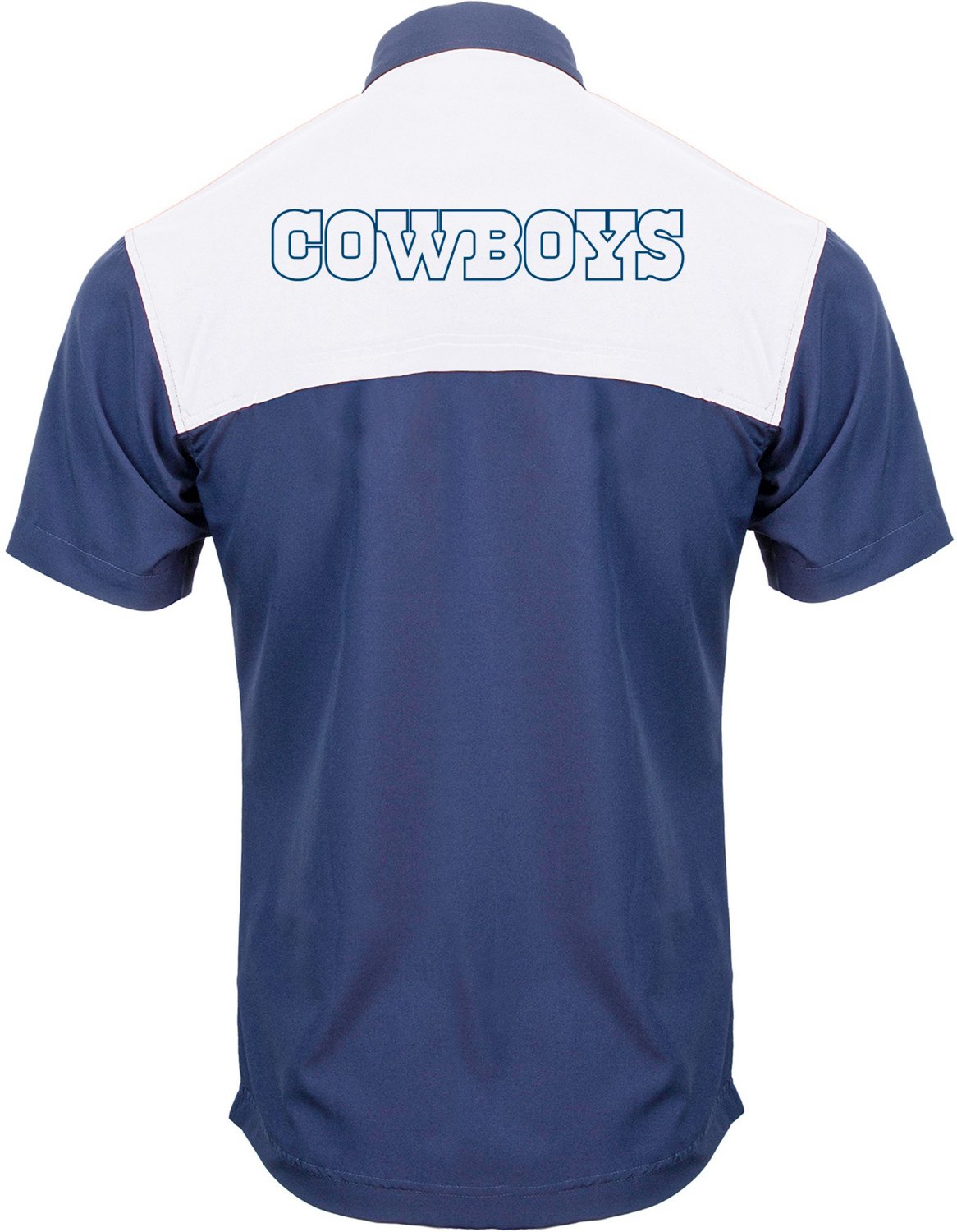 Dallas Cowboys Antigua Concord Long Sleeve Button-Down Shirt - White